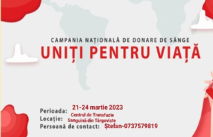 ASCOR Târgoviște! Uniți pentru Viață!, campanie de donare de sânge la nivel național!text whatsupp