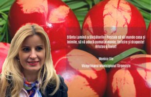 Mesajul viceprimarului Municipiului Târgoviște, Monica Ilie, cu ocazia Sărbătorilor Pascale!
