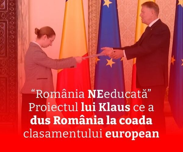 Forța Dreptei Dâmbovița! România Educată, din nou, la coada clasamentului!